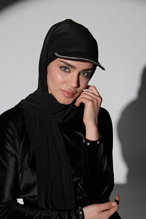 کلاه شنای حجاب مشکی زنانه Ambargo - کد 917358493