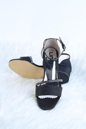 کفش مجلسی مشکی بچه گانه پاشنه ضخیم Moda Lime - کد 921263592