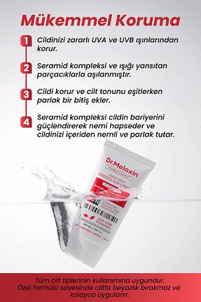 کرم ضد آفتاب صورت SPF 50 + Dr.Melaxin - کد 921300034