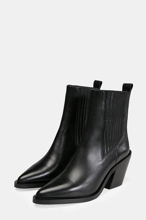 بوت / نیم بوت مشکی زنانه پاشنه تخت W Collection - کد 859525940