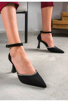 کفش مجلسی مشکی زنانه چرم مصنوعی LARİNA SHOES - کد 917361425
