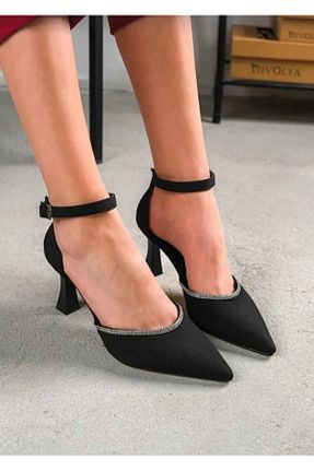 کفش مجلسی مشکی زنانه چرم مصنوعی LARİNA SHOES - کد 917361425
