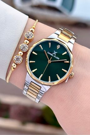 ساعت مچی طلائی زنانه 37 میلی متر Daniel Klein - کد 917346493