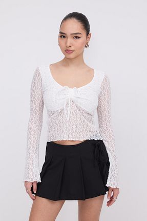 بلوز نباتی زنانه ساده Addax - کد 917382591