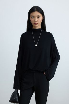بلوز مشکی زنانه ساده Suud Collection - کد 917396826