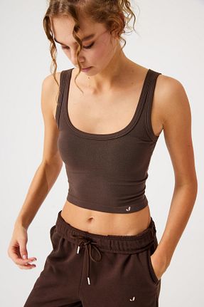 شلوار اسپرت قهوه ای زنانه پلی استر Jerf - کد 917399780