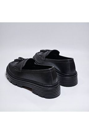 کفش کژوال مشکی زنانه چرم مصنوعی Registan Shoes - کد 920543420