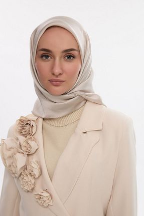 روسری قرمز ساتن cs camellia scarf - کد 917437112