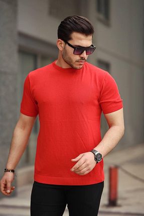 تیشرت قرمز مردانه اسلیم فیت VİP LOKAL - کد 917436227