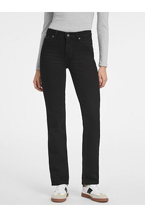 شلوار جین مشکی زنانه رگولار Guess - کد 842991978