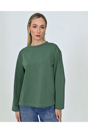 تیشرت سبز زنانه اورسایز BEC