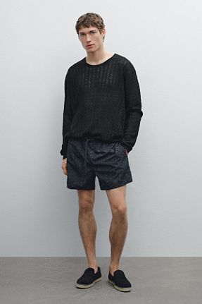 مایو سرمه ای مردانه پلی آمید Massimo Dutti - کد 920482893
