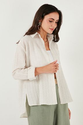 پیراهن طوسی زنانه رگولار Lela - کد 903022764