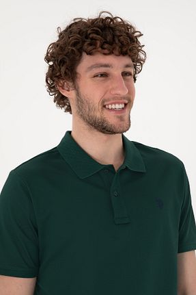 پولوشرت سبز مردانه پنبه ای U.S. Polo Assn. - کد 917470552
