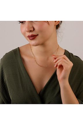 گردنبند طلا طلائی زنانه 14 عیار Siora Jewelry - کد 906478840