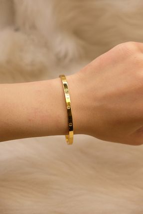 دستبند جواهر طلائی زنانه NİŞANTAŞI ACCESSORİES - کد 917479053