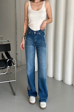 شلوار جین آبی زنانه پاچه گشاد XRAY JEANS - کد 917467481