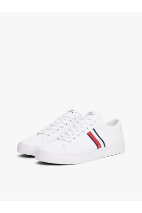 کفش اسنیکر سفید مردانه بند دار Tommy Hilfiger - کد 901396144