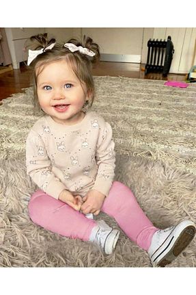 ست نوزادی صورتی بچه گانه پنبه ای PEAR BABY - کد 920568023