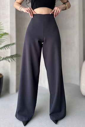 شلوار طوسی زنانه بافتنی NO979 - کد 906409418