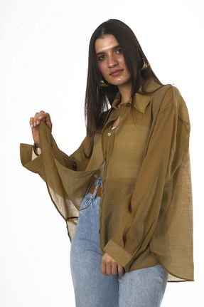پیراهن سبز زنانه اورسایز ABBRA - کد 917533787
