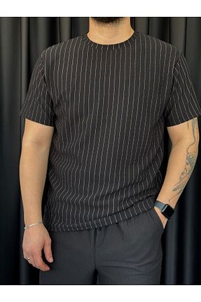 تیشرت مشکی مردانه رگولار Altamira - کد 917543536