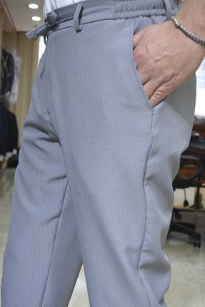 شلوار طوسی مردانه پارچه gılapa - کد 917551945