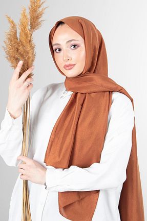 روسری قهوه ای İpek Vual HAREM SCARF - کد 917549763