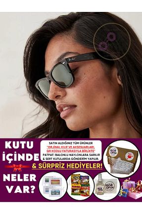 عینک آفتابی قهوه ای زنانه 50 Ray-Ban - کد 905325644