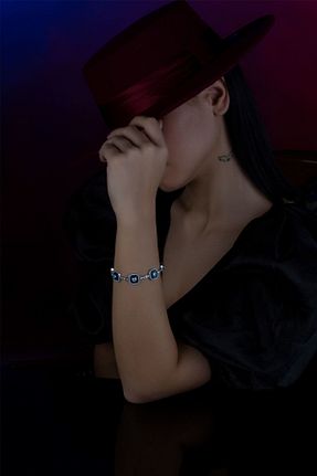 دستبند نقره زنانه 925 عیار Papatya Silver - کد 37554610