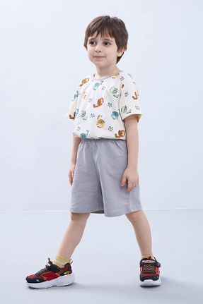 ست بالاتنه و پائین تنه طوسی بچه گانه بافتنی Perendi - کد 920601948