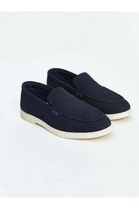 کفش کلاسیک سرمه ای مردانه چرم مصنوعی LC Waikiki - کد 917605743
