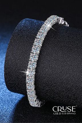 دستبند نقره زنانه 925 عیار Cruse - کد 867010152