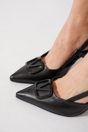 صندل مشکی زنانه پاشنه ضخیم Moda Pie - کد 917691424
