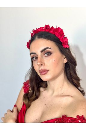 تاج قرمز زنانه CAPPELLO DESİGN - کد 451560297