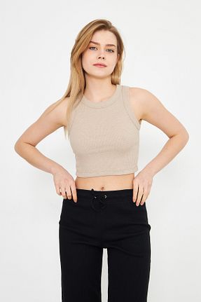 بادی بژ زنانه یقه هالتر Evelora - کد 917728967