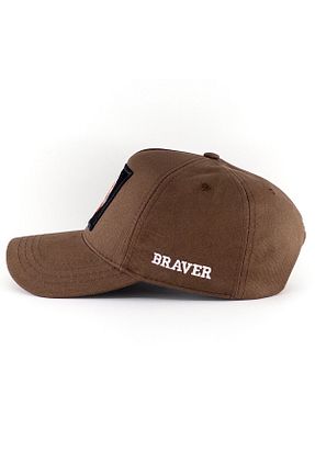 کلاه قهوه ای زنانه پنبه ای Braver Collection - کد 917729673