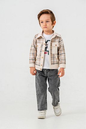 ست بالاتنه و پائین تنه رنگی بچه گانه بافت Mejoy - کد 920710697