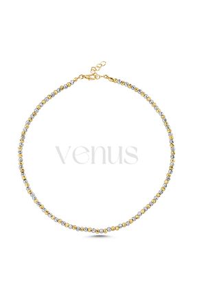 گردنبند جواهر طلائی زنانه برنجی VenüsDesign - کد 832813617