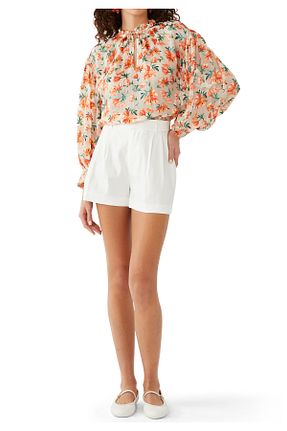 شلوارک و برمودا سفید زنانه فاق بلند Alice and Olivia - کد 917746918