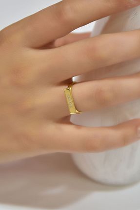 انگشتر نقره طلائی زنانه زیرکن Papatya Silver - کد 355268753