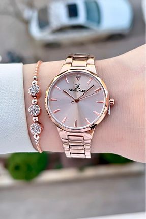 ساعت مچی صورتی زنانه 31-35 میلی متر Daniel Klein - کد 377615253