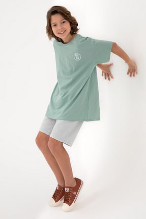 تیشرت سبز بچه گانه اورسایز U.S. Polo Assn. - کد 891732075