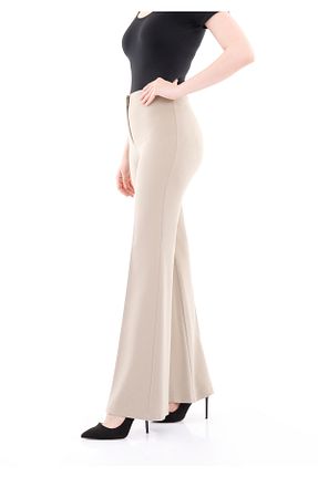 شلوار پارچه ای بژ زنانه بلند Guzella - کد 917774078