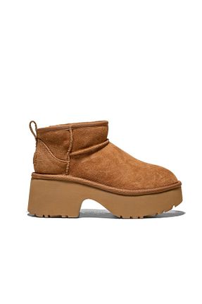 بوت / نیم بوت قهوه ای زنانه پارچه ای UGG - کد 854082153