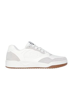 کفش اسنیکر سفید زنانه بند دار Skechers - کد 898827415