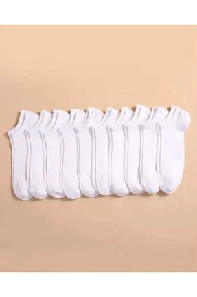 جوراب سفید زنانه پنبه ای Mudizone - کد 826303013