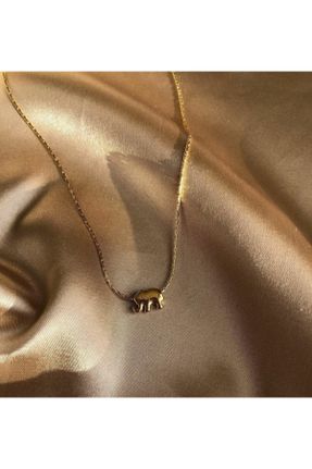 گردنبند جواهر طلائی زنانه روکش طلا کد 136790126