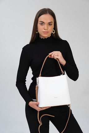 کیف دوشی سفید زنانه Just Polo - کد 137167236