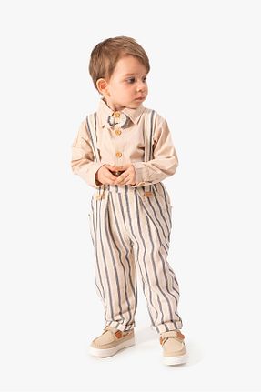 ست نوزادی سرمه ای بچه گانه پنبه ای Jikko Baby - کد 901330320